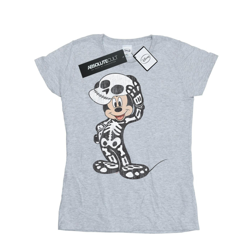 Mickey Mouse Skeleton Cotton T-Shirt