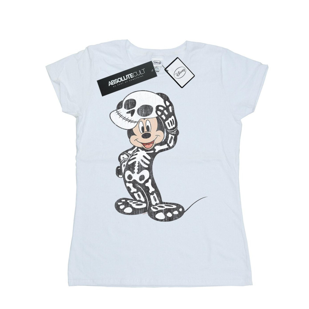 Mickey Mouse Skeleton Cotton T-Shirt