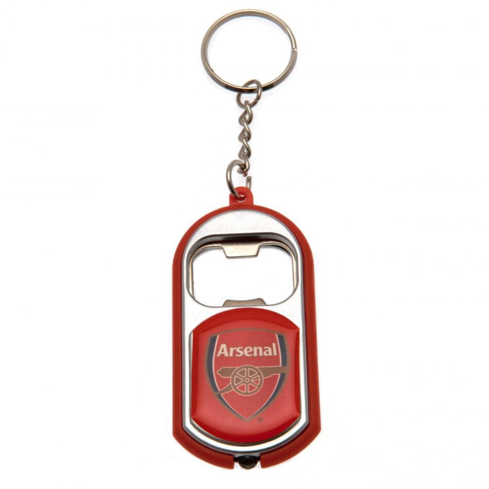 Arsenal Fc Key Ring Torch Bottle Opener