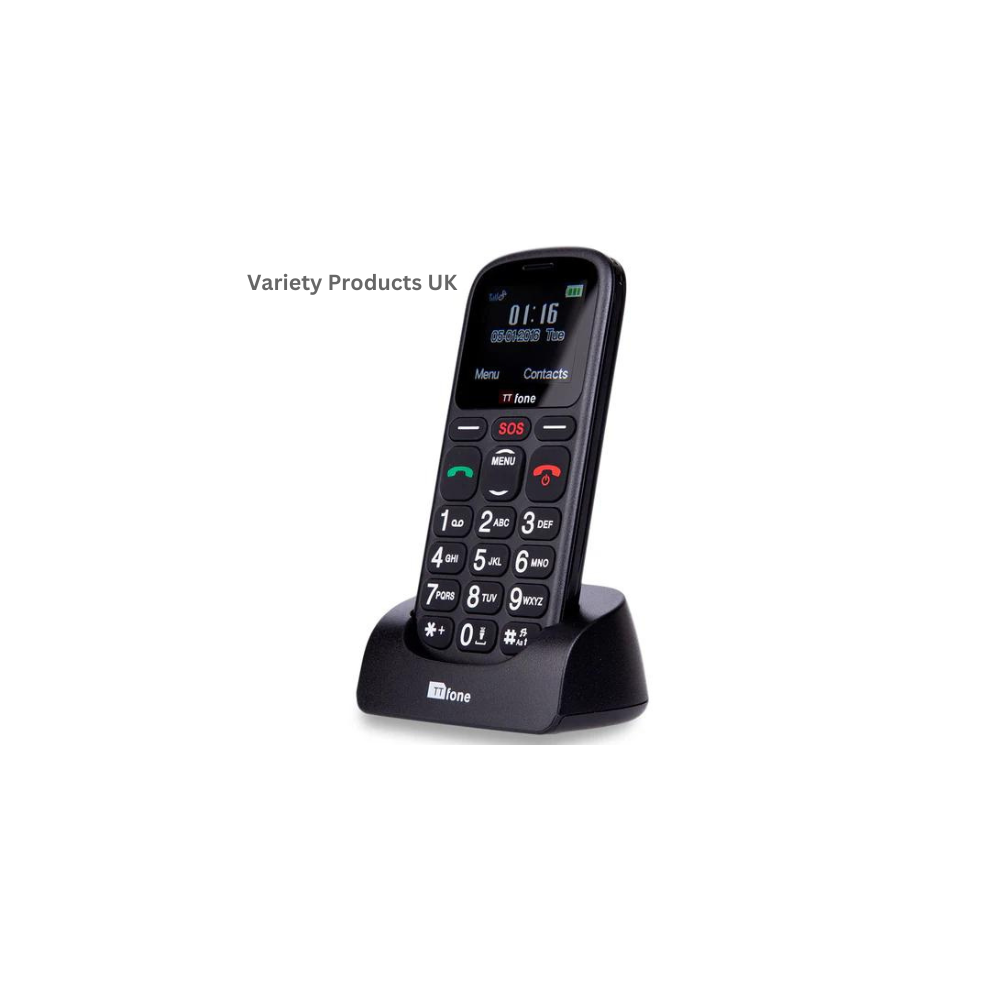 TT100 Big Button Basic Unlocked SOS Emergency with EE Pay as you Go