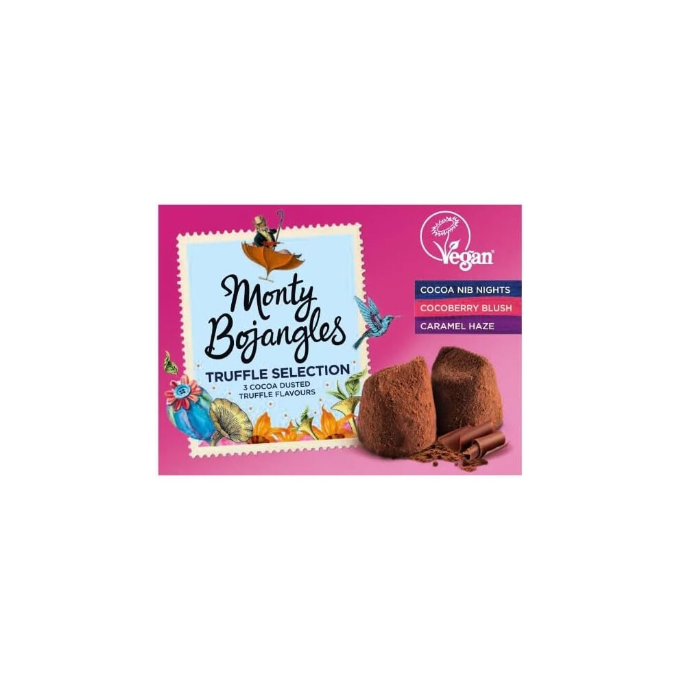 (Pack Of  4) Monty Bojangles Vegan Selection Truffles 135G