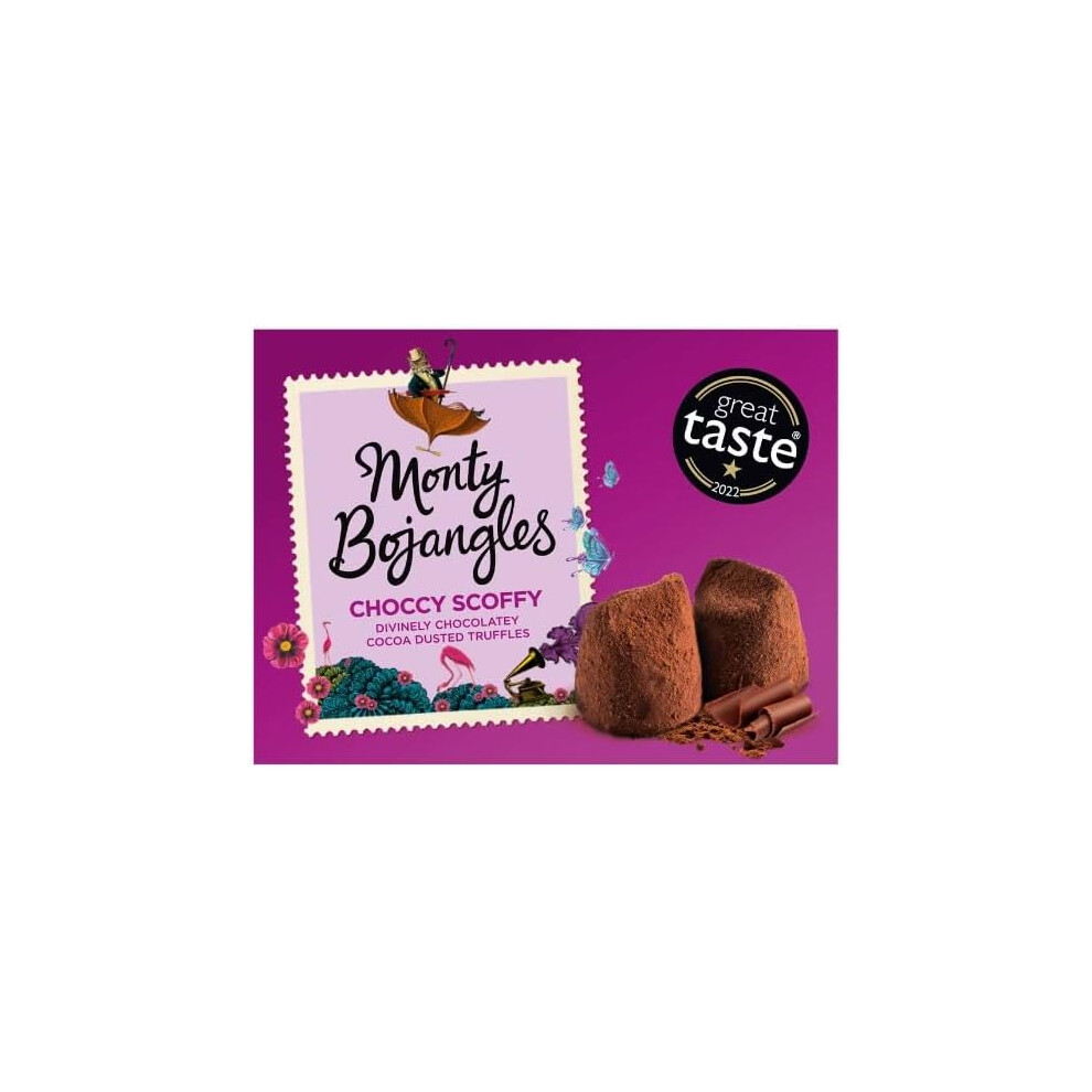 (Pack Of 4) Monty Bojangles Choccy Scoffy Truffles 135G