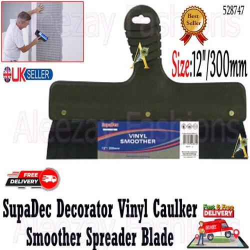 Vinyl Caulker Smoother Spreader Blade Wallpaper Tool 12"/300mm