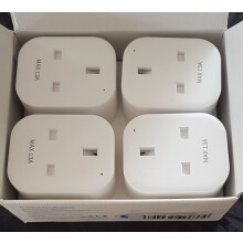 (Pack of 4) REFURBISHED Meross WiFi Smart Plug Power Socket Wireless Remote Control Amazon Alexa Google Home UK