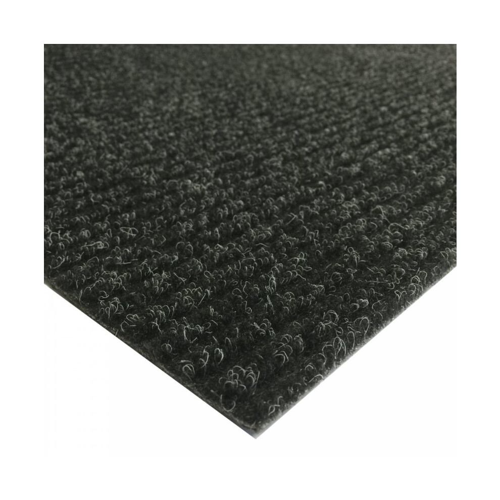 (Anthracite, 1m x 1m) Entrance Matting Ribbed Doorway Reception