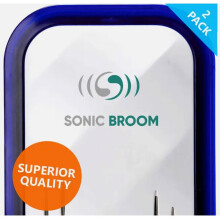2x Sonic Broom Ultrasonic Rat Pest Mice Mouse Spider Repellent