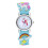 Police (Sky blue) Cute Candy Color Silicone Strap Unicorn Pattern Quartz Childrens Watch 1