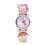 Police (Sky blue) Cute Candy Color Silicone Strap Unicorn Pattern Quartz Childrens Watch 5