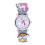 Police (Sky blue) Cute Candy Color Silicone Strap Unicorn Pattern Quartz Childrens Watch 7