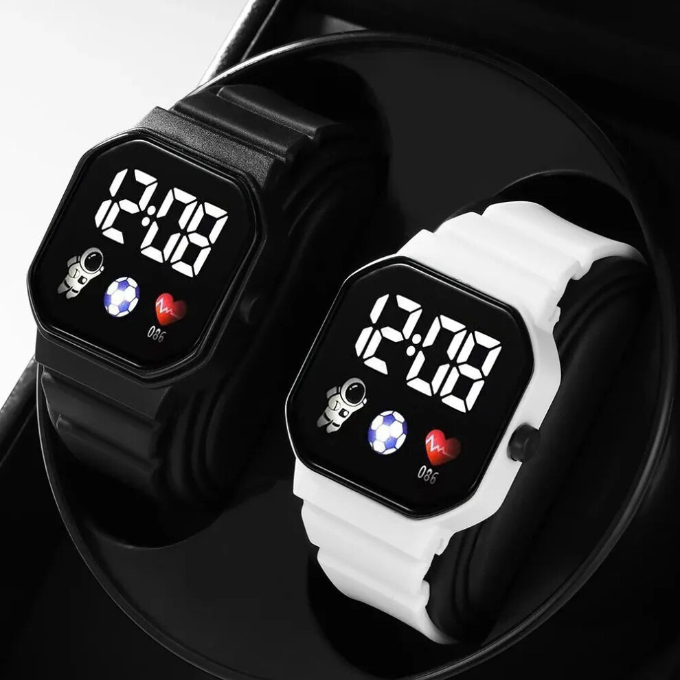 2 Pcs Kids Watch Sport LED Digital Waterproof Watch