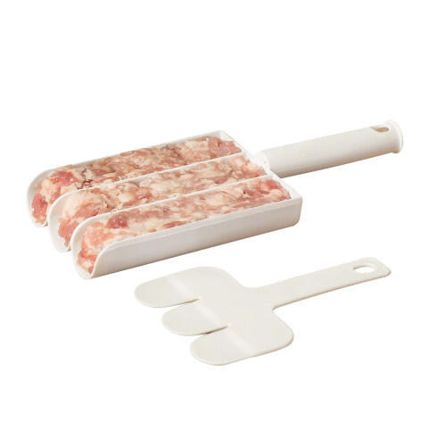 (-1) Meatball & Rice Dumpling Maker with Handle - 3-in-1 Mold