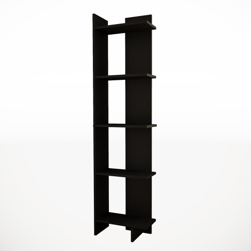 Living And Home 5-Tier Corner Shelf Unit Bookcase Storage Display Rack 2