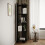 Living And Home 5-Tier Corner Shelf Unit Bookcase Storage Display Rack 2