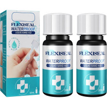 2Pcs Skin Liquid Plaster, Waterproof and Breathable Quick-Dry Gel Liquid Bandages for Scrapes 10ml
