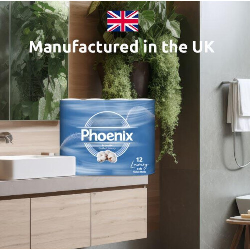 54 Roll Bulk Buy - Quilted 3 Ply White Non-Fragranced Toilet Rolls