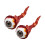 (brown) 2pcs Halloween Horror Prop Realistic Ripped Out Eyeballs 1