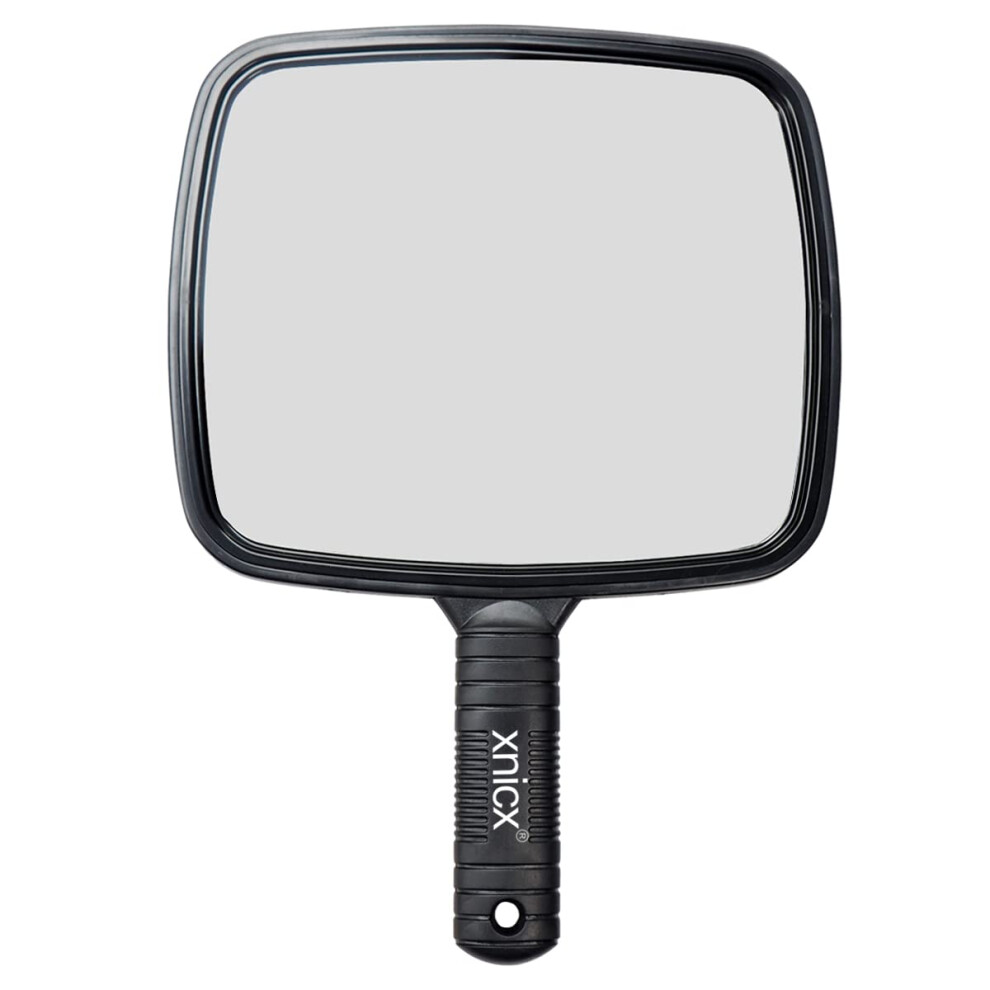 Xnicx Hand Mirror Professional Hand Held Mirror Makeup Mirror Barbers Shaving Salon Mirrors Hairdressers Compact Mirror Tool With Handle For Travel Festival