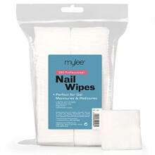 Lint-Free Nail Wipes Professional Use Gel Removal Soft Pads for Manicure and Pedicure (Pack of 200), Packaging may vary