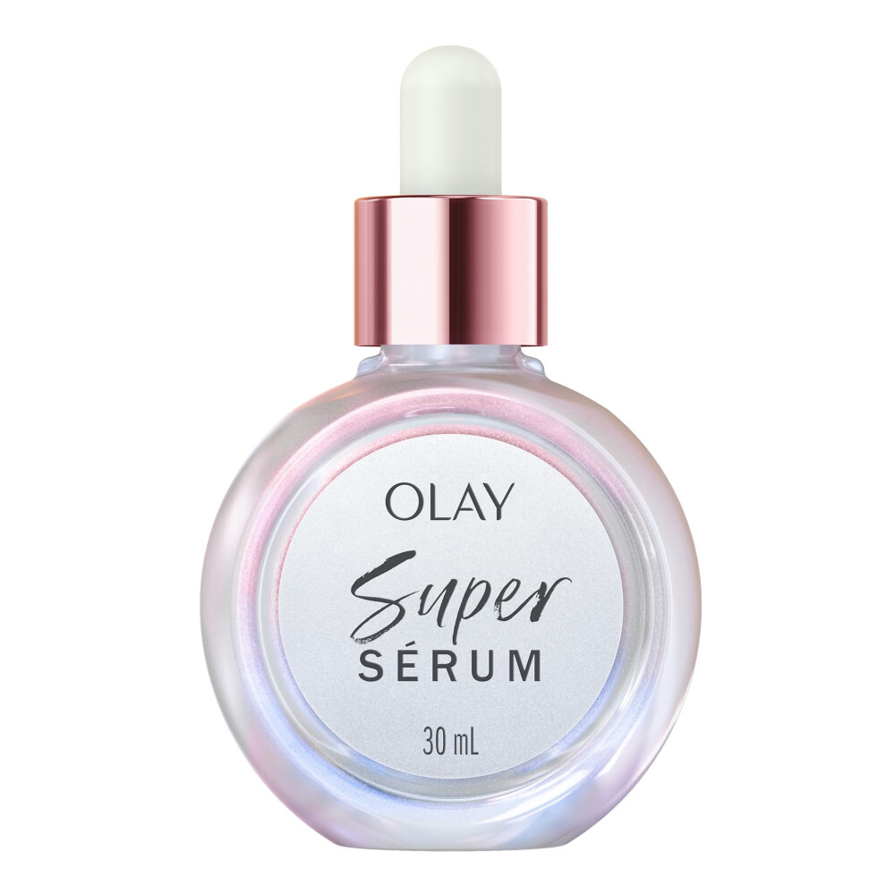 Olay Super Serum, Vitamin C Serum For Face, With Niacinamide, Collagen Peptide, Skincare For Anti Ageing & Brightening, 30Ml