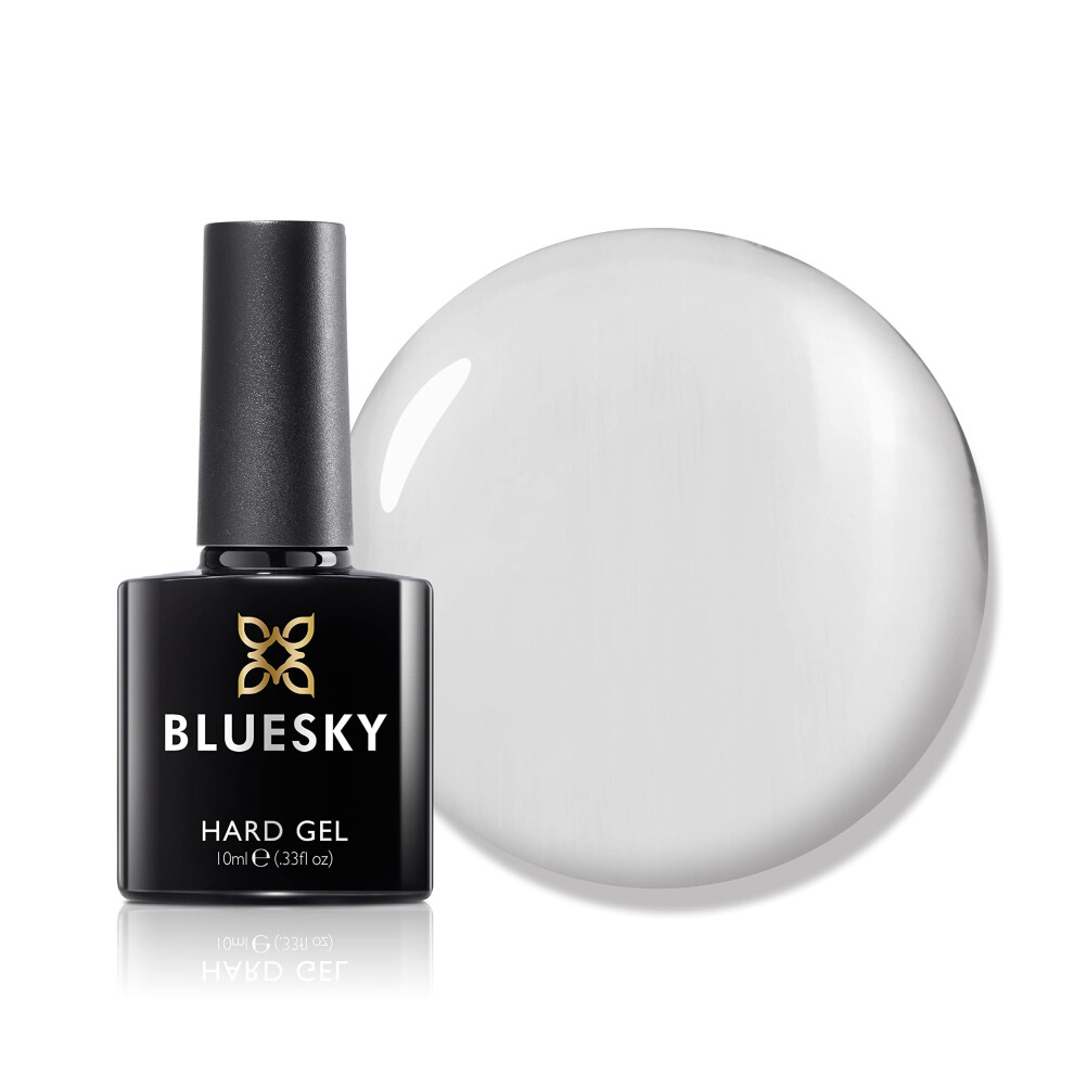 Gel Nail Polish, Hard Gel, Builder Gel and Strengthener Gel for Hard, Strong Nails, Extensions and Growth, Clear, 10 ml (Requires Curing Under LED or