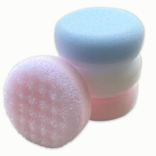 Exfoliating Bath Sponge 4 Pack - Double-Sided Body Shower Scrubber for Adults, Men, Women, Kids, and Children | Cleansing and Massage Refreshing
