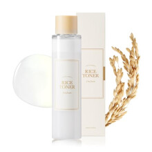Rice Toner, 77.78% Rice Extract from Korea, Glow Essence with Niacinamide, Hydrating for Dry Skin, Vegan, Alcohol Free, Fragrance Free, Peta Approved,