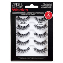 False Eyelashes Demi Wispies, 5 Pairs Multipack Natural-Looking Wispy Effect, Medium Volume & Length, Invisiband, Vegan-Friendly, Cruelty-Free