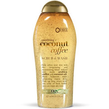 OGX Esfoliante Corporal de Café com Coco com Óleo de Coco, Limpeza Hidratante para Pele Seca, Sem Parabenos e Sulfatos