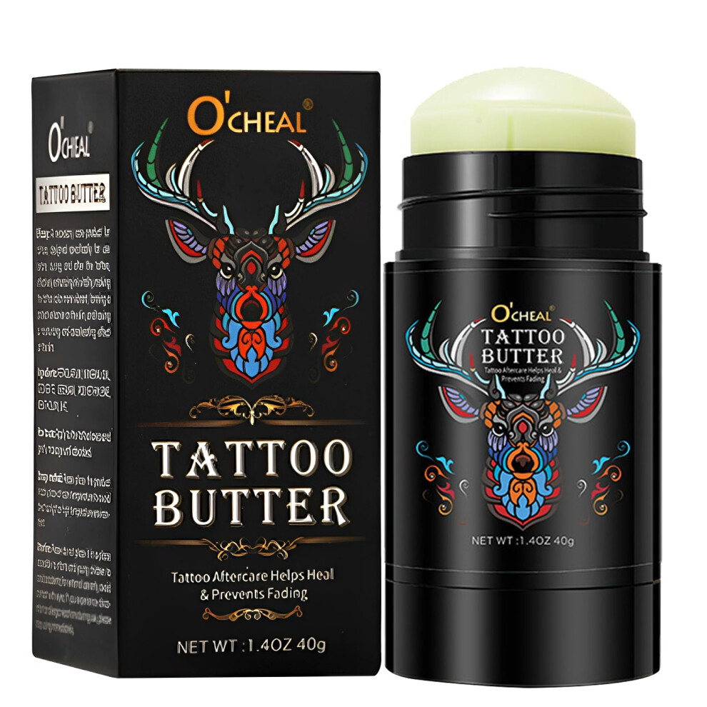 Meiegou Tattoo Balm, Tattoo Aftercare Cream,Suitable For New And Old Tattoo Healing Whitening Agent Color Enhancement Tattoo Aftercare, Natural Ingredients