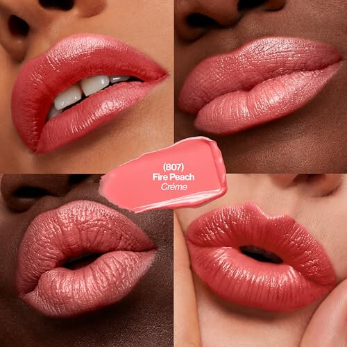 Revlon Super Lustrous Lipstick, Fire Peach 2