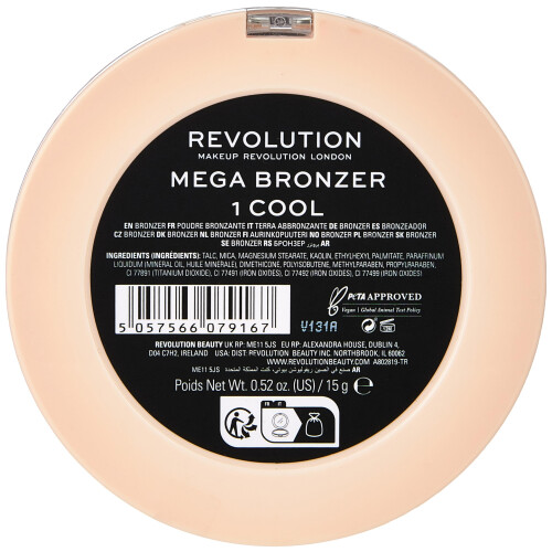 Revolution - Puder Mega Bronzer 01 Cool Beige 2