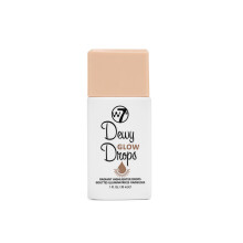 Gocce di bagliore w7 dewy - gocce di evidenziatore liquido per pelle luminosa e una finitura radiosa