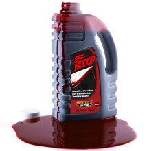 946ml Fake Blood Bottle for Halloween Costumes, Zombie, Vampire, and Monster 32 oz