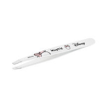 Tweezerman esclusiva Disney Minnie Mouse Ear -Earsistible Slant Tweezer - Pintiere inossidabile per la depilazione per capelli