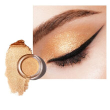 Cream Eyeshadow, Glitter Gold Eyeshadow, Holds Makeup For 12 Hours +, Waterproof and Sweatproof, Crease Resistant, Vegan | 06g, (17) Spiritual Gold