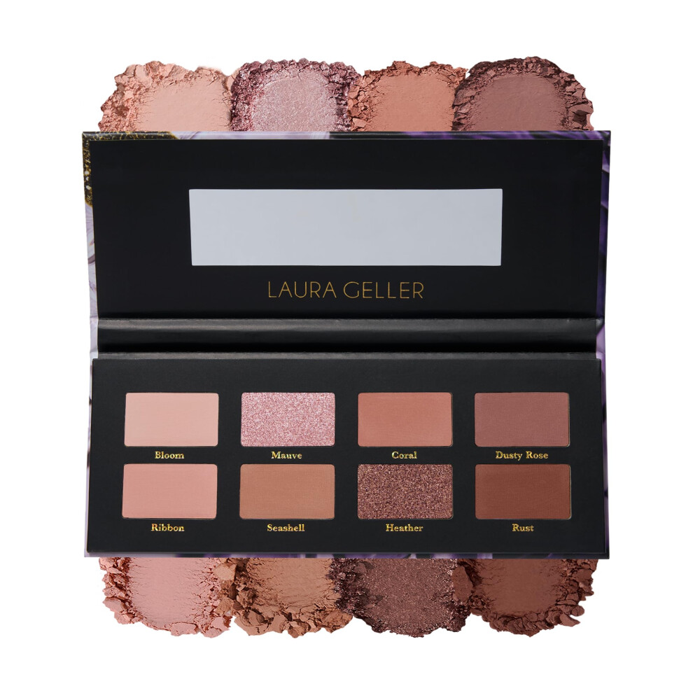 LAURA GELLER NEW YORK Blend Away Rosy & Rustic 8 Multi-Finish Eyeshadows