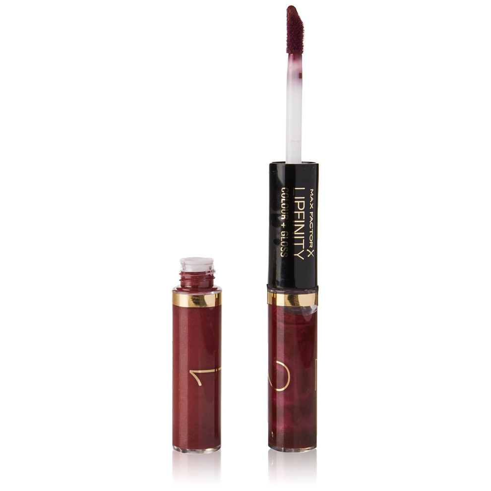 Lipsticks Max Factor LipFinity Color & Lip Gloss Lipstick 2 sides, Tone 550 Ruby, 6 ml