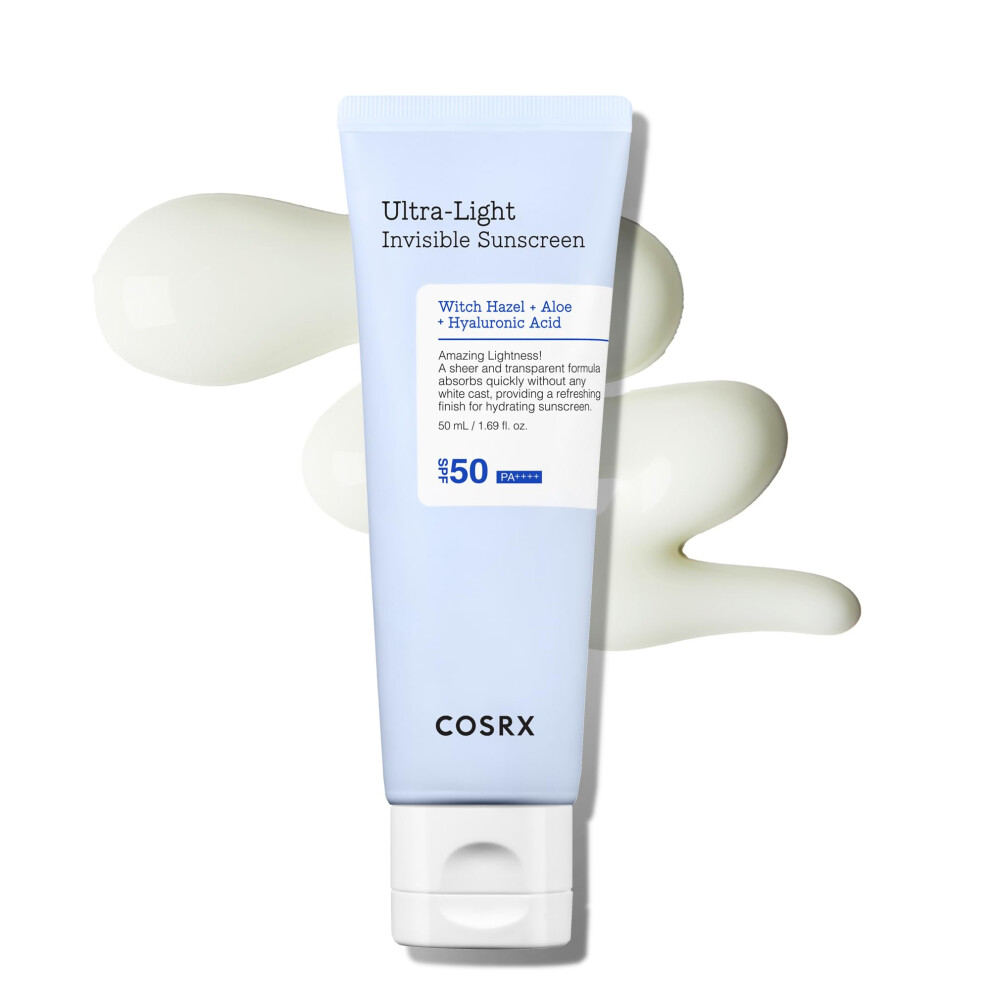Ultra-Light Invisible Sunscreen | SPF50 PA++++, No White Cast, Lightweight & Fast-Absorbing, UV Protection, Hydration boost sunscreen for Sun-Damaged,