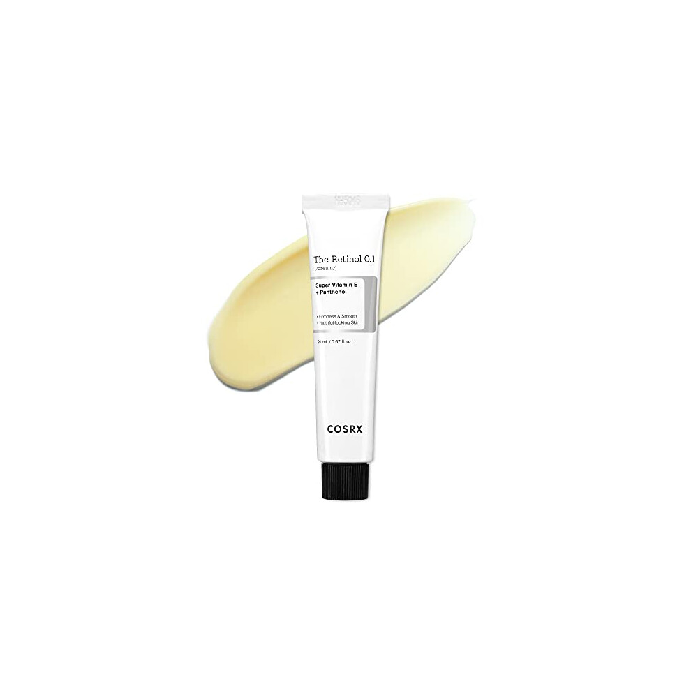The Retinol 0.1 Cream 20ml / 0.67 fl.oz. Anti-aging Cream with 0.1% Retinoid Treatment for Face, Reduce Wrinkles, Fine Lines, and Signs of Aging,