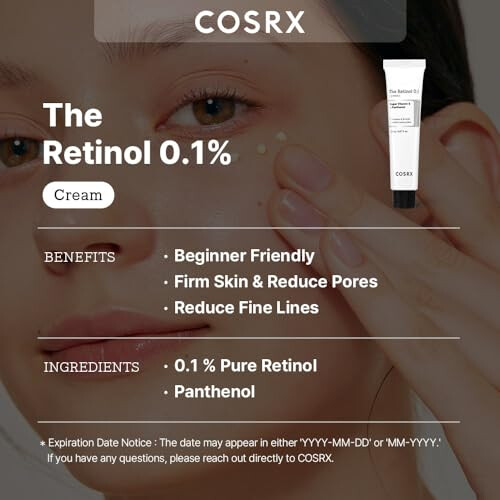 Cosrx COSRX - The Retinol 0.1 Cream (20ml) 2