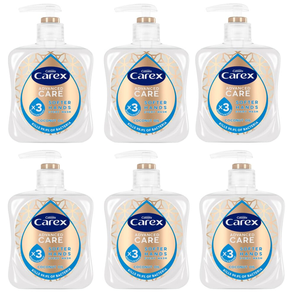 Advanced Care Moisturising Antibacterial Hand Wash, 3x More Moisturisers, Clean & Protect Hands, Bulk Buy, Pack of 6 x 250ml