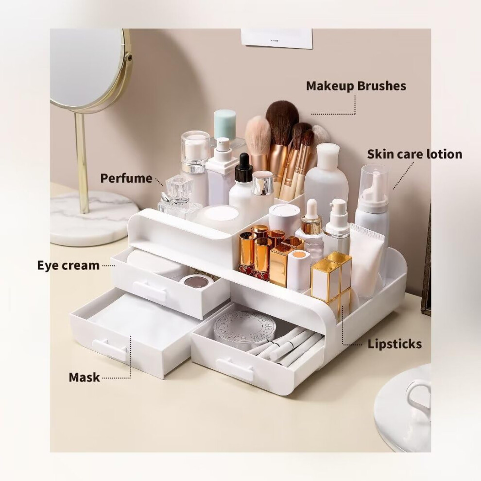 makeup-organiser-large-cosmetic-storage-box-skin-care-organiser-lipsticks-brushes-desk-storage-organizer-with-3-drawers-and-9-compartments