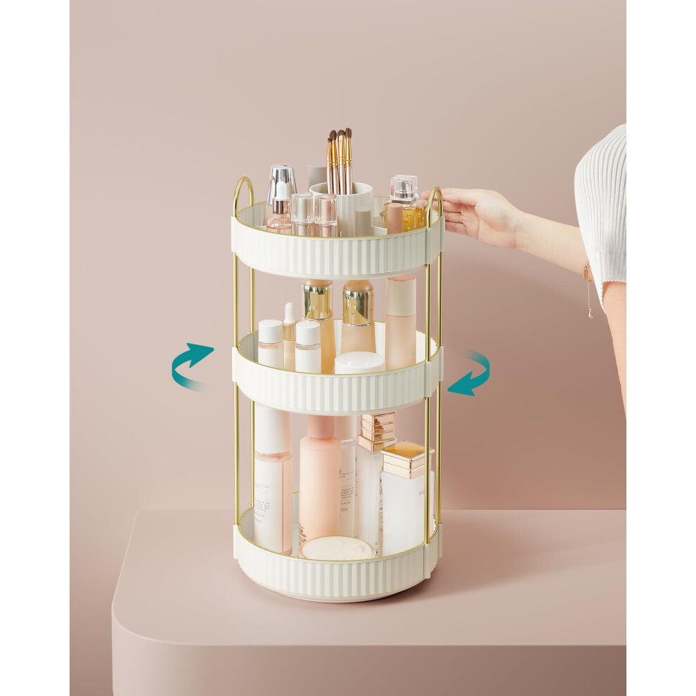 makeup-organiser-rotating--3-tier-round-skincare-organiser--customisable--toiletries-cosmetics-organiser--gift--cloud-white-jka011w01