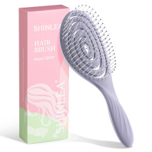 Hair Brush Anti Tangle Detangle Hair Brush, Wet & Dry Hair Brush Spiral Hairbrush for Women, Men, kids, Glide Through Tangles For All Hair Types