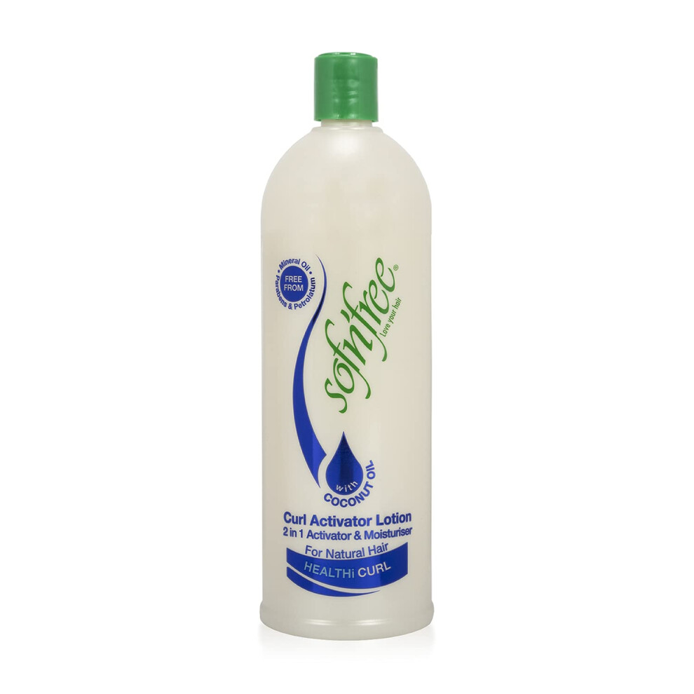 Sof N' Free Sof N Curl Lotion With Vitamin E And Panthenol 2-In-1 Activator For Smooth & Glossy Curls, 750 Ml