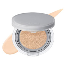 Rom&nd Nu Zero Cushion (03 Natural 21) Long Lasting High Coverage Semi Matte Finish Flawless Complexion Without Cakey Face Makeup Base and Fixer