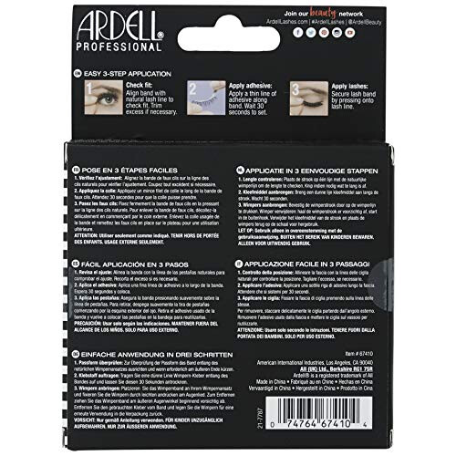 Ardell Faux Minx 811 False Lashes, Pack of 4 1