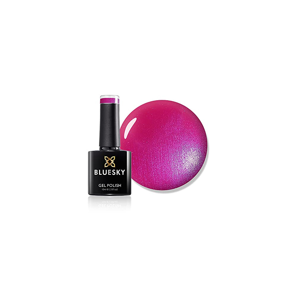 Gel Nail Polish, Tutti Fruitti 80506, Bright, Hot Pink, Pink, Long Lasting, Chip Resistant, 10 ml (Requires Drying Under UV LED Lamp)