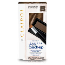 Clairol Root Touch-Up Temporär Concealerpulver, Medium Brown Hårfärg, Förpackning med 1