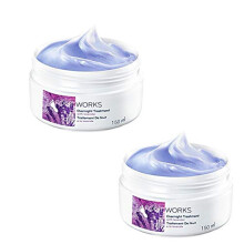 2 x Foot Works Overnight Treatment Cream with Lavender